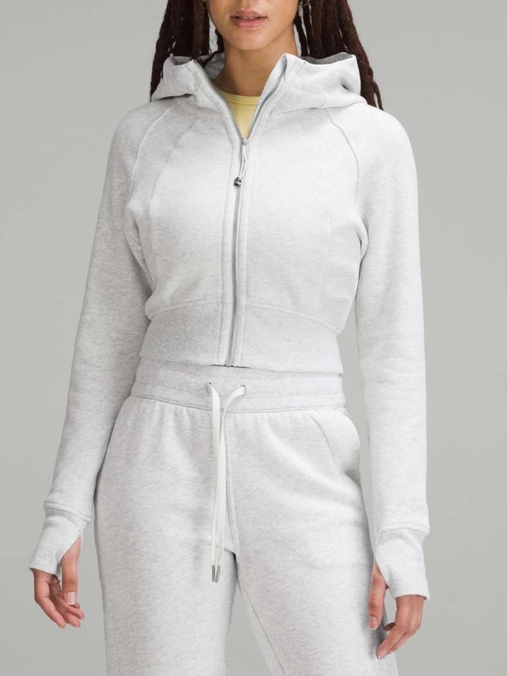 Lululemon Scuba Full-Zip Cropped Hoodie